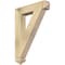 Ekena Millwork Traditional Arts & Crafts Rough Sawn Bracket, Douglas Fir, 4"W x 22"D x 30"H BKT04X22X30TRA03RDF - alternate 1